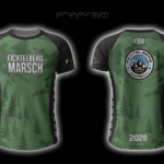 T-Shirt Fichtelbergmarsch 2026 "Grün" (kurzarm)