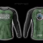 T-Shirt Fichtelbergmarsch 2026 "Grün" (langarm)